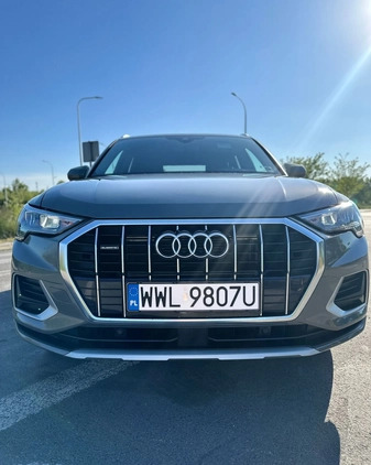 Audi Q3 cena 114700 przebieg: 77000, rok produkcji 2019 z Kobyłka małe 379
